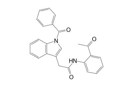 N-(2-acetylphenyl)-2-(1-benzoyl-3-indolyl)acetamide