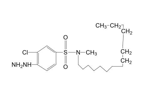 3-chloro-N-hexadecyl-4-hydrazino-N-methylbenzenesulfonamide