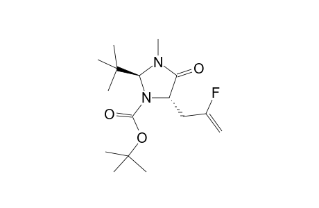 TERT.-BUTYL-(2S,5S)-2-TERT.-BUTYL-5-(2-FLUOROALLYL)-3-METHYL-4-OXOIMIDAZOLIDINE-1-CARBOXYLATE;MAJOR-ROTAMER