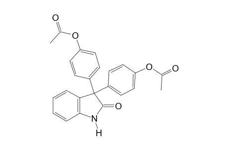 3,3-bis(p-hydroxyphenyl)-2-indolinone, diacetate (ester)