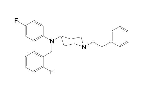 N-(4-Fluorophenyl)-N-(2-fluorobenzyl)-1-(2-phenylethyl)piperidin-4-amine