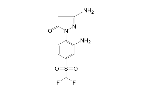 3-amino-1-{2-amino-4-[(difluoromethyl)sulfonyl]phenyl}-2-pyrazolin-5-one