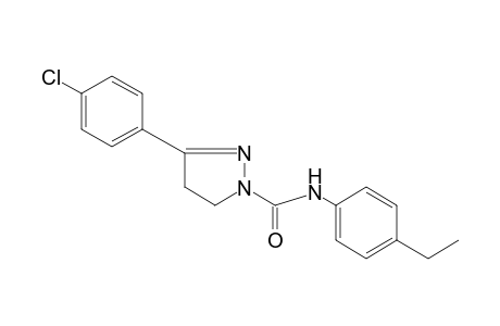 3-(p-chlorophenyl)-4'-ethyl-2-pyrazoline-1-carboxanilide
