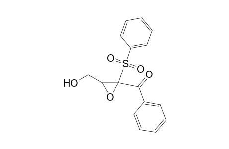 2-Benzoyl-3-hydroxymethyl-2-phenylsulfonyloxirane