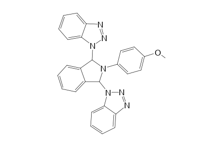 1,3-BIS-(1,2,3-1H-BENZOTRIAZOL-1-YL)-2-(PARA-METHOXYPHENYL)-ISOINDOLINE