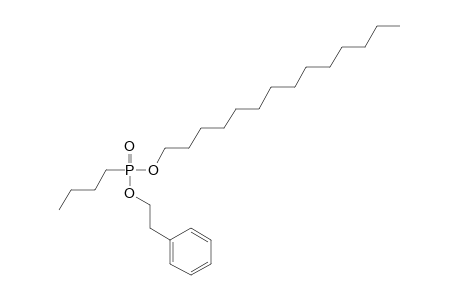 Butylphosphonic acid, 2-phenylethyl tetradecyl ester