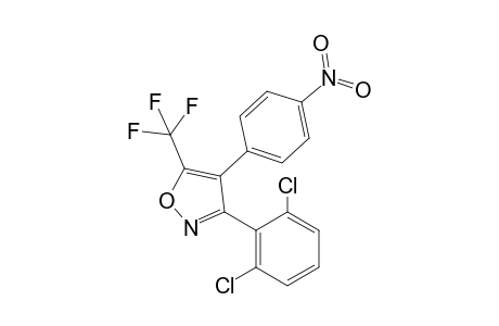 3-(2,6-Dichlorophenyl)-4-(4-nitrophenyl)-5-(trifluoromethyl)isoxazole