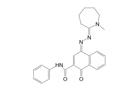 1,4-dihydro-1,4-dioxo-2-naphthanilide, 4-azine with hexahydro-1-methyl-2H-azepine-2-one