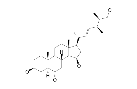 CERTONARDOSTEROL_D4;(E)-(24R,25S)-24-METHYL-5-ALPHA-CHOLEST-2-ENE-3-BETA,6-ALPHA,15-BETA,26-TETROL