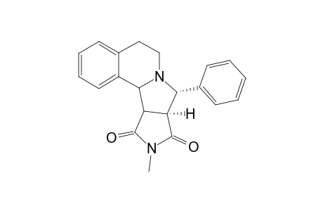 6H-Pyrrolo[3',4':3,4]pyrrolo[2,1-a]isoquinoline-9,11(5H,10H)-dione, 8,8a,11a,11b-tetrahydro-10-methyl-8-phenyl-, (8.alpha.,8a.alpha.,11a.alpha.,11b.beta.)-