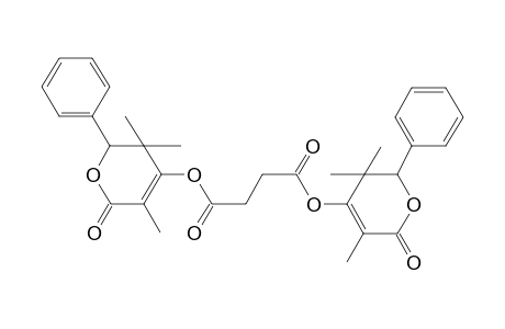 Bis(3,3,5-trimethyl-6-oxo-2-phenyl-3,6-dihydro-2H-pyran-4-yl) succinate