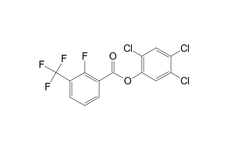 2-Fluoro-3-trifluoromethylbenzoic acid, 2,4,5-trichlorophenyl ester