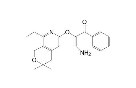 methanone, (1-amino-5-ethyl-8,9-dihydro-8,8-dimethyl-6H-furo[2,3-b]pyrano[4,3-d]pyridin-2-yl)phenyl-