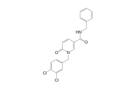 N-BENZYL-1-(3,4-DICHLOROBENZYL)-1,6-DIHYDRO-6-OXONICOTINAMIDE