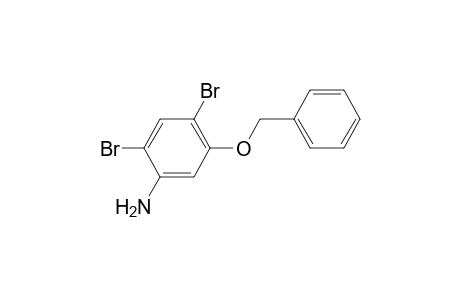 [5-(benzyloxy)-2,4-dibromo-phenyl]amine