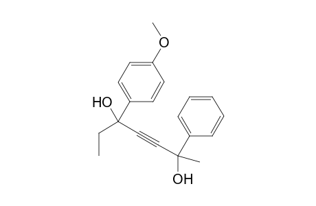 5-(4-Methoxyphenyl)-2-phenylhept-3-yne-2,5-diol