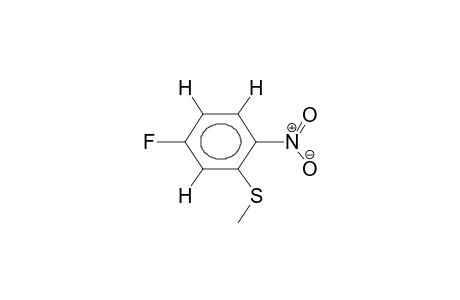 1-NITRO-4-FLUORO-6-METHYLTHIOBENZENE