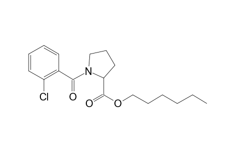 L-Proline, N-(2-chlorobenzoyl)-, hexyl ester