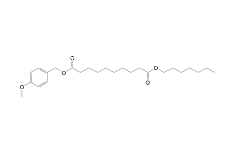 Sebacic acid, heptyl 4-methoxybenzyl ester