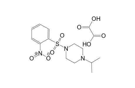 1-isopropyl-4-((2-nitrophenyl)sulfonyl)piperazine oxalate