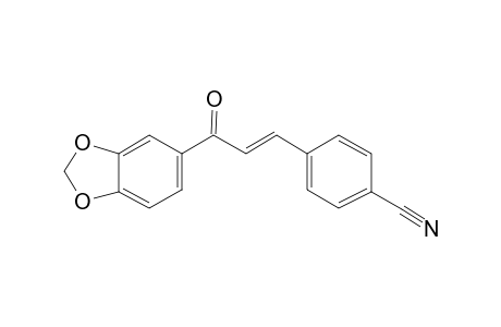 Benzonitrile, 4-[3-(3,4-methylenedioxyphenyl)-3-oxo-1-propenyl]-