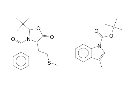 1H-INDOLE-1-CARBOXYLIC ACID, 3-[[3-BENZOYL-2-(1,1-DIMETHYLETHYL)-4-[2-(METHYLTHIO)ETHYL]-5-OXO-4-OXAZOLIDINYL]METHYL]-, 1,1-DIMETHYL-