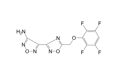1,2,5-Oxadiazol-3-amine, 4-[5-(2,3,5,6-tetrafluorophenoxy)methyl-1,2,4-oxadiazol-3-yl]-
