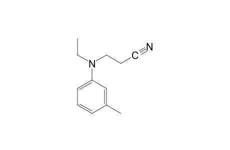 3-(N-ethyl-m-toluidino)propionitrile