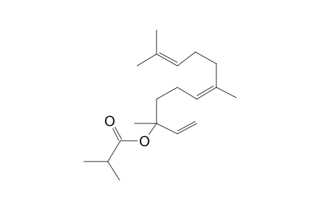 Nerolidyl isobutyrate<Z->