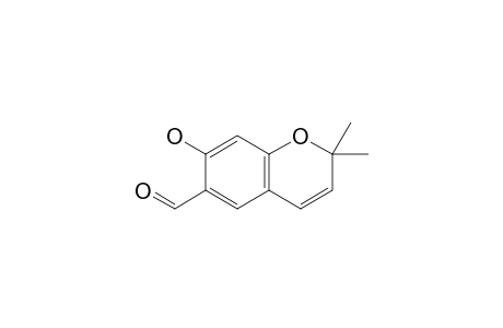 7-Hydroxy-2,2-dimethyl-2H-chromene-6-carbaldehyde