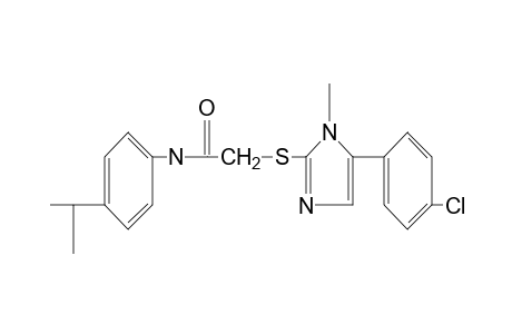 2-{[5-(p-chlorophenyl)-1-methylimidazol-2-yl]thio}-4'-isopropylacetanilide