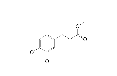 3,4-dihydroxyhydrocinnamic acid, ethyl ester