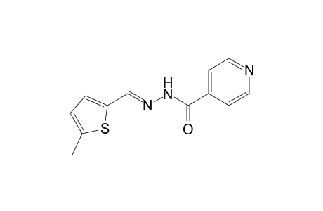 4-pyridinecarboxylic acid, 2-[(E)-(5-methyl-2-thienyl)methylidene]hydrazide