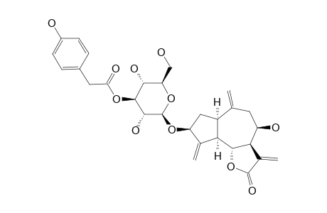 3-BETA-[3-(4-HYDROXYPHENYL)-ACETYL-BETA-D-GLUCOPYRANOSYL-OXY]-8-BETA-HYDROXY-4(15),10(14),11(13)-GUAIA-TRIEN-12,6-OLIDE