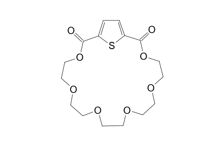 3,6,9,12,15,18-hexaoxa-23-thiabicyclo[18,2,1]tricosa-1(22),20-diene-2,19-dione