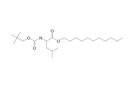 L-Leucine, N-neopentyloxycarbonyl-, undecyl ester