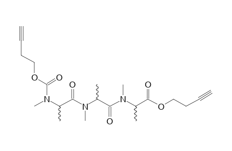 dl-Alanyl-dl-alanyl-dl-alanine, N,N',N''-trimethyl-N''-(byt-3-yn-1-yloxycarbonyl)-, byt-3-yn-1-yl ester