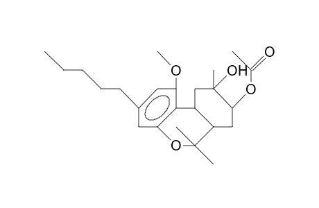 8.beta.-Acetoxy-9.beta.-hydroxy-hexahydrocannabinol-methylether