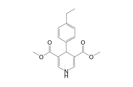 Dimethyl 4-(4-ethylphenyl)-1,4-dihydro-3,5-pyridinedicarboxylate