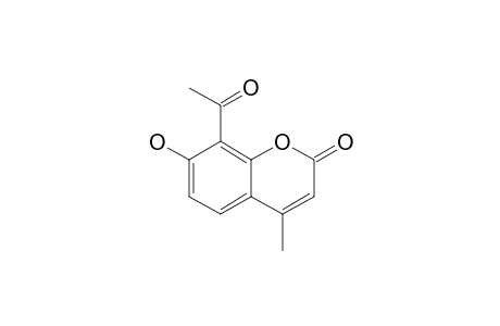 8-acetyl-7-hydroxy-4-methylcoumarin