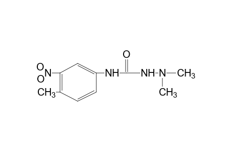 1,1-dimethyl-4-(3-nitro-p-tolyl)semicarbazide