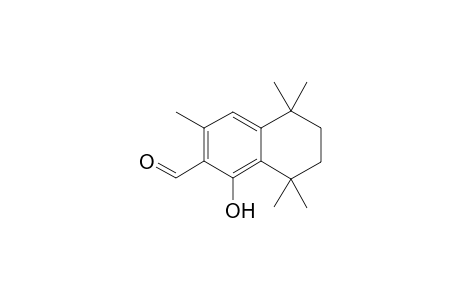 1-Hydroxy-3,5,5,8,8-pentamethyl-6,7-dihydronaphthalene-2-carbaldehyde