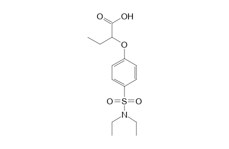 2-(P-Diethylsulfamoyl-phenoxy)-butyric acid