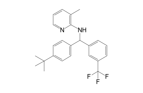 N-[{4-(tert-Butyl)phenyl}{3-(trifluoromethyl)phenyl}methyl]-3-methylpyridin-2-amine