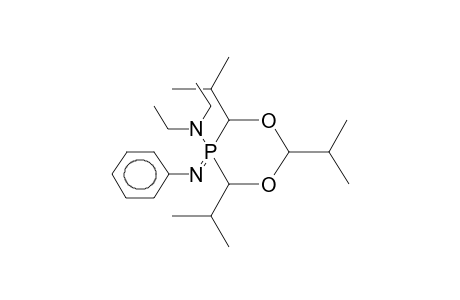 5-DIETHYLAMINO-5-PHENYLIMINO-2,4,6-TRIISOPROPYL-1,3,5-DIOXAPHOSPHORINANE