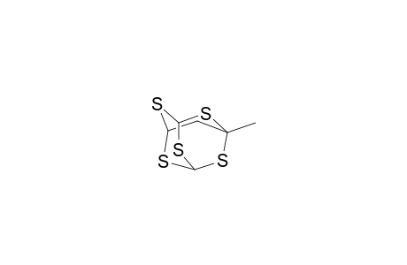 2,4,6,8,9-Pentathiatricyclo[3.3.1.1(3,7)]decane, 3-methyl-