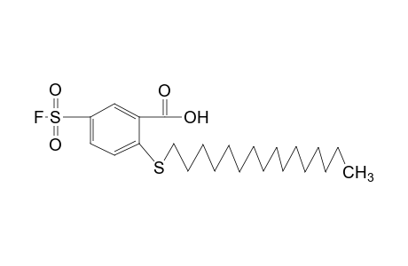 5-(fluorosulfonyl)-2-(hexadecylthio)benzoic acid