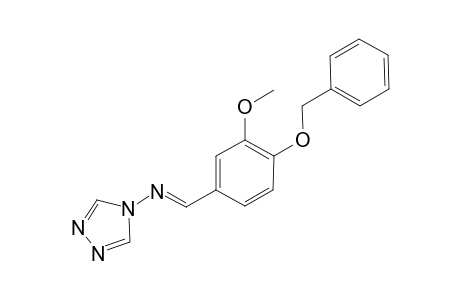 N-{(E)-[4-(benzyloxy)-3-methoxyphenyl]methylidene}-4H-1,2,4-triazol-4-amine