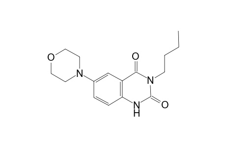 3-butyl-6-(4-morpholinyl)-2,4(1H,3H)-quinazolinedione