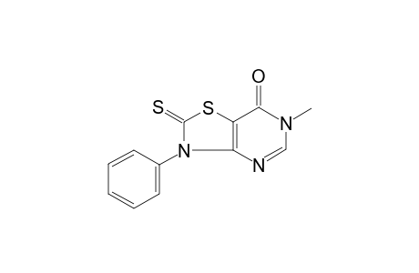 6-Methyl-3-phenyl-2-thioxo-2,3-dihydro-6H-thiazolo[4,5-d]pyrimidin-7-one